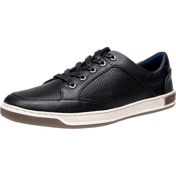 JOUSEN Men's A81q07ca-black Fashion Classic Retro Synthetic Casual Shoes Sneaker - Picture 1 of 7